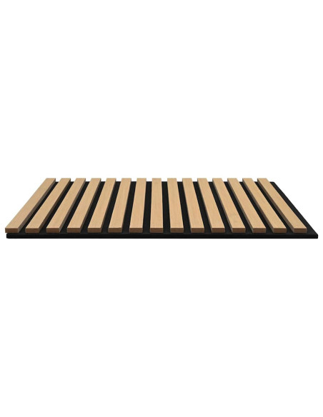 Pannelli Acustici da Parete 2 pz Doghe Rovere Impiallacciato