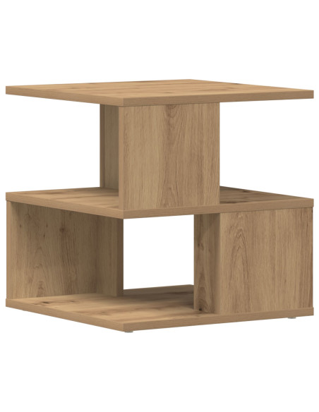 Tavolino  in rovere artigianale 40x40x40 cm in legno ingegnerizzato