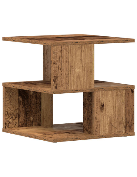Tavolo laterale Legno vecchio 30 x 30 x 55 cm Legno multistrato