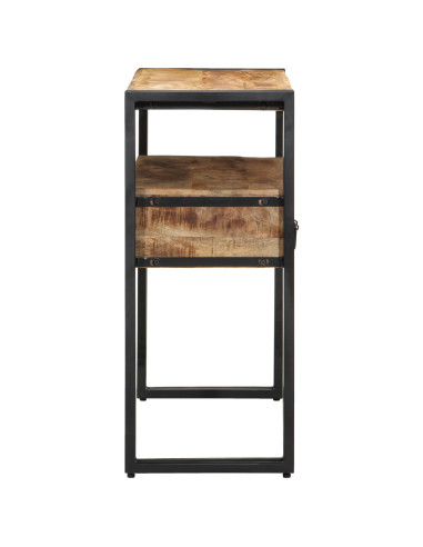 Tavolo consolle Marrone 90 x 33 x 75 cm Legno di mango massello