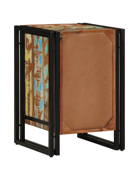 Comodino  Multicolore 40x35x50 cm in legno massello di recupero