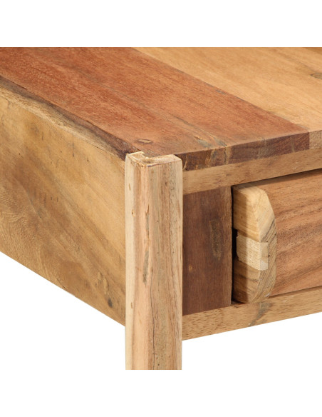 Tavolino 43x32x46 cm Legno Massello Recuperato