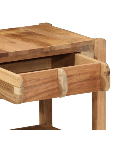 Tavolino Marrone 43 x 32 x 46 cm Legno Recuperato Massello