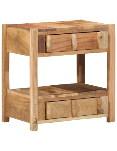 Tavolino Marrone 43 x 32 x 46 cm Legno Recuperato Massello