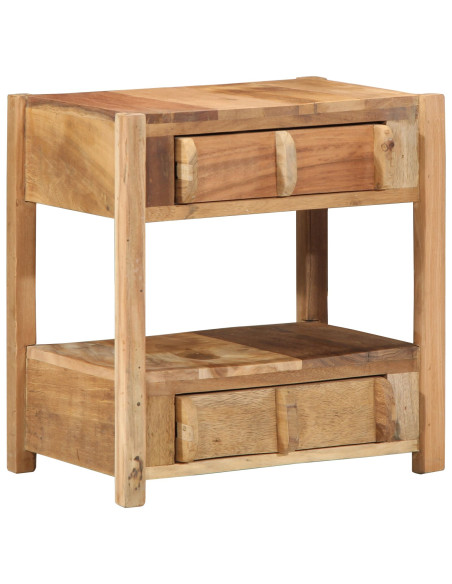 Tavolino 43x32x46 cm Legno Massello Recuperato