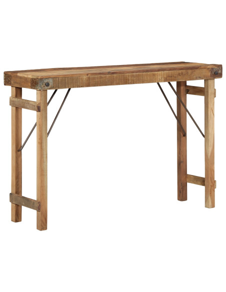 Console Table  110x35x76 cm in Legno Massello Recuperato