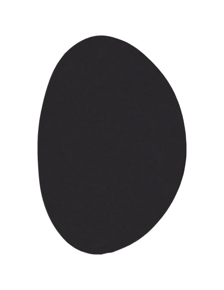 Tappeti Nero Cotone 120 x 170 cm Tappeto Ovale Moderno