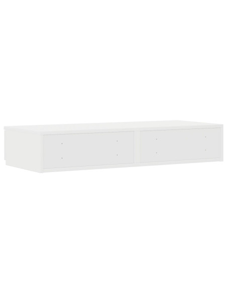Cassetti per letto  bianchi 100x36,5x16,5 cm in legno ingegnerizzato