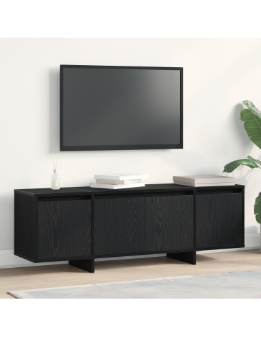 Mobile TV Rovere Nero 120 x 30 x 40,5 cm Legno multistrato