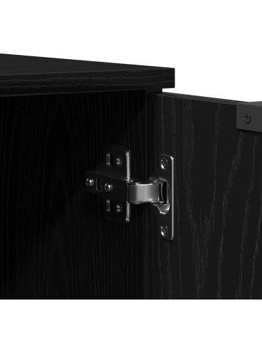 Mobile TV Rovere Nero 102 x 35 x 36,5 cm Legno multistrato