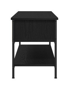 Set mobile TV Rovere Nero 100 x 35 x 45 cm Legno multistrato 2
