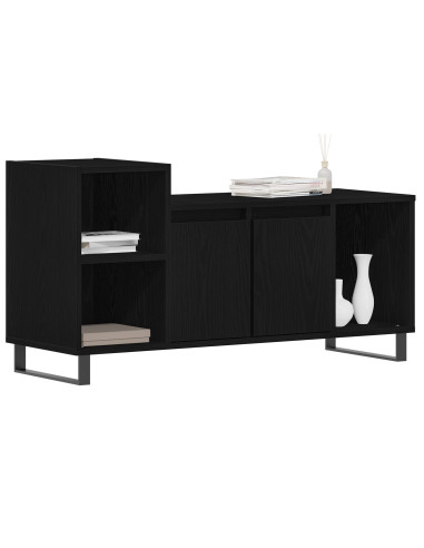 Set mobile TV Rovere Nero 100 x 35 x 55 cm Legno multistrato