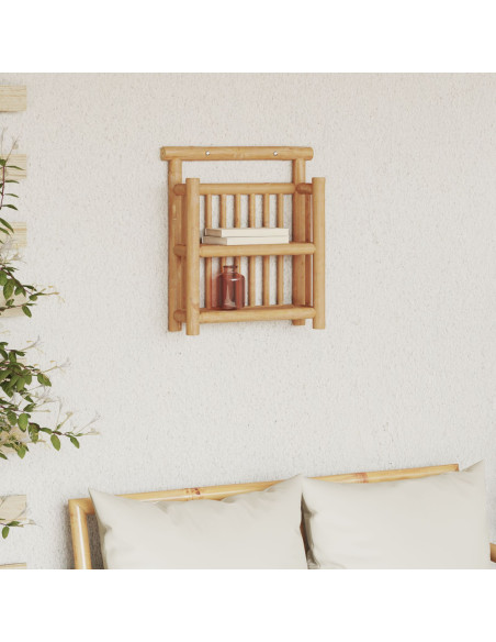 Scaffale da parete Naturale 40 x 13 x 44 cm Bambù