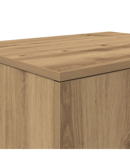 Armadio di stoccaggio  in rovere artigianale 103x41x40 cm in legno ingegnerizzato