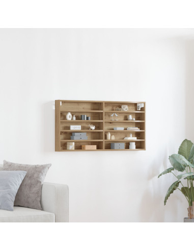 Vetrina Rovere artigianale 100 x 8,5 x 50 cm Legno multistrato