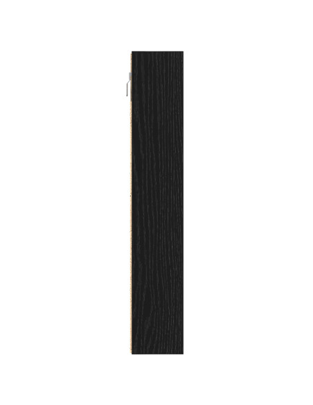 Armadio da parete  Nero in legno ingegnerizzato