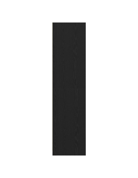 Armadio rovere nero - 30x50x200 cm, Realizzato in legno ingegnerizzato