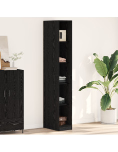 Guardaroba Rovere Nero 30 x 50 x 200 cm Legno multistrato 2