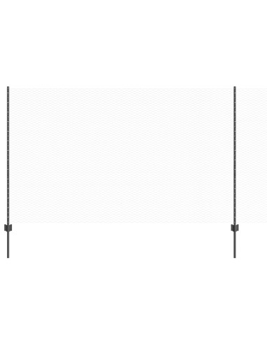 Recinzione con Posto Grigio 1,4 x 25 m Acciaio