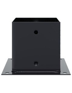 Basi per Pali Quadrati 4pz 141x141mm Acciaio Verniciato Polvere