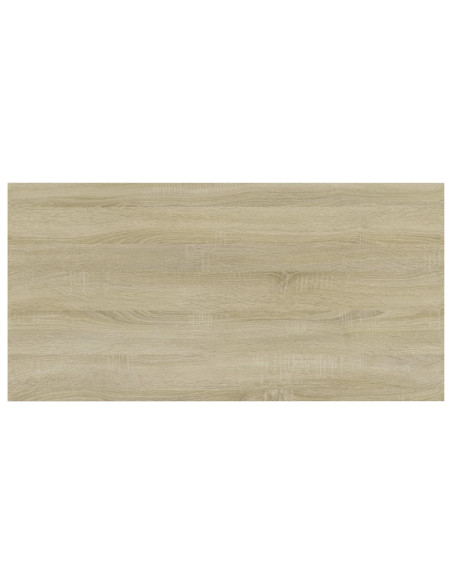 Ripiani per Libreria 4pz Rovere Sonoma 80x40x1,5cm Multistrato