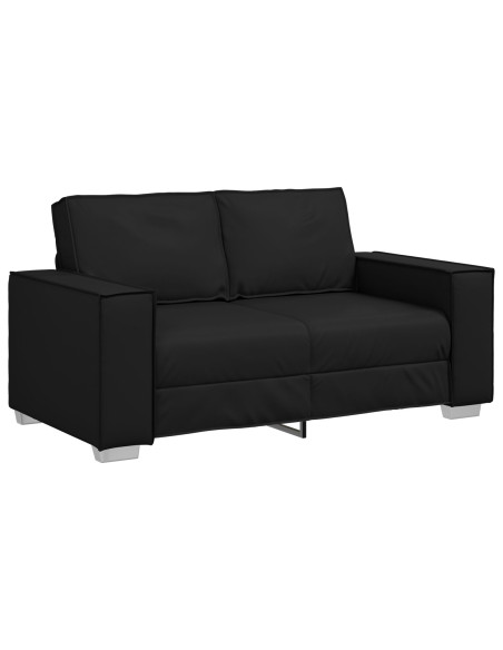 Divano Nero 160 x 80 x 84 cm Tessuto