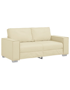 Divano Crema 180 x 80 x 84 cm Tessuto