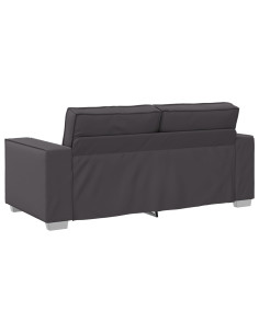 Divano Grigio 180 x 80 x 84 cm Tessuto