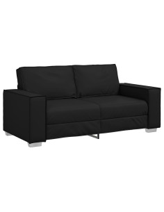 Divano Nero 180 x 80 x 84 cm Tessuto