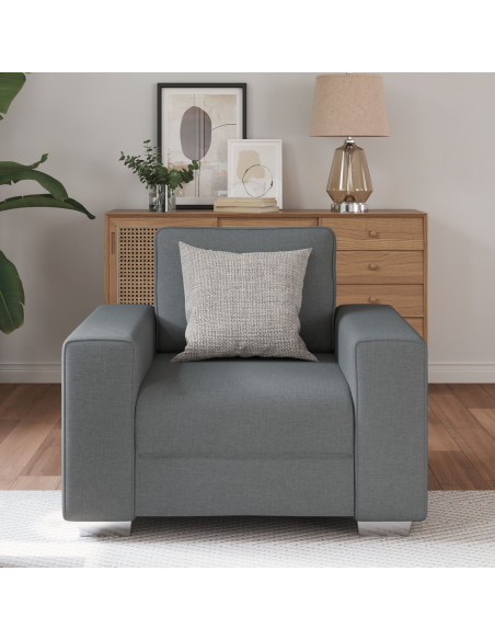 Poltrona  Grigio Scuro 59 cm in Tessuto