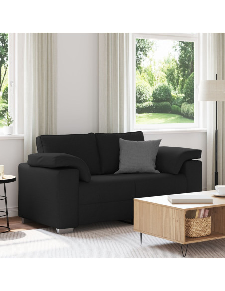 Divano letto  Nero 120 cm in tessuto