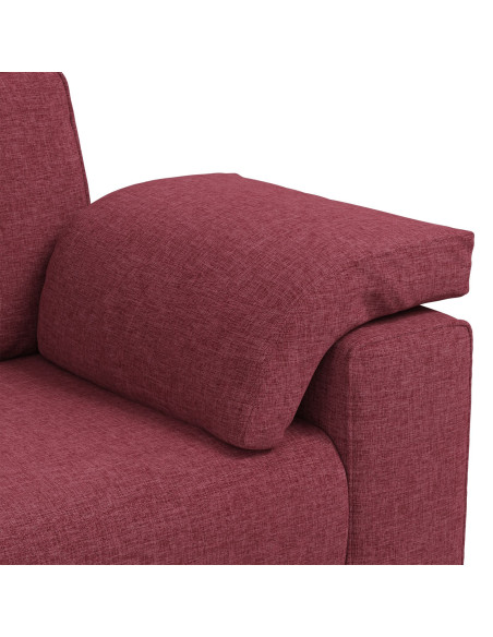 Divanetto  Rosso Vino 120 cm in Tessuto
