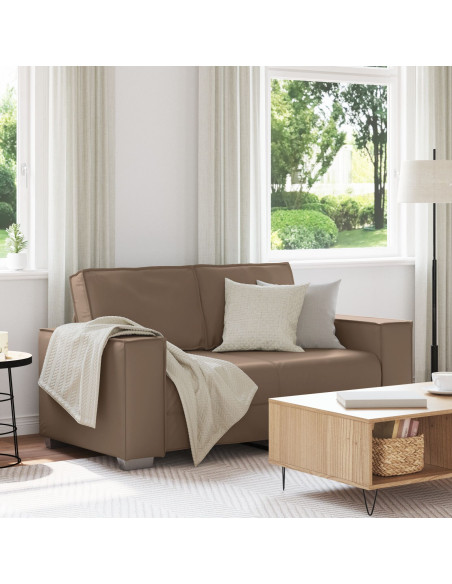 Divanetto Sofa Cappuccino 120 cm in Pelle Sintetica