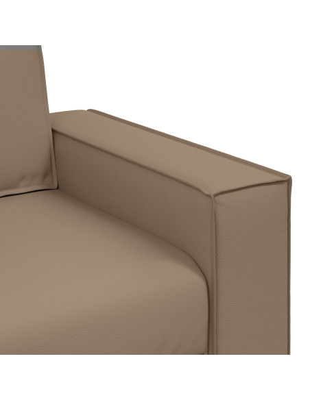 Divanetto Sofa Cappuccino 120 cm in Pelle Sintetica