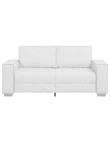 Divanetto vitaXL Bianco da 140 cm in Pelle Sintetica
