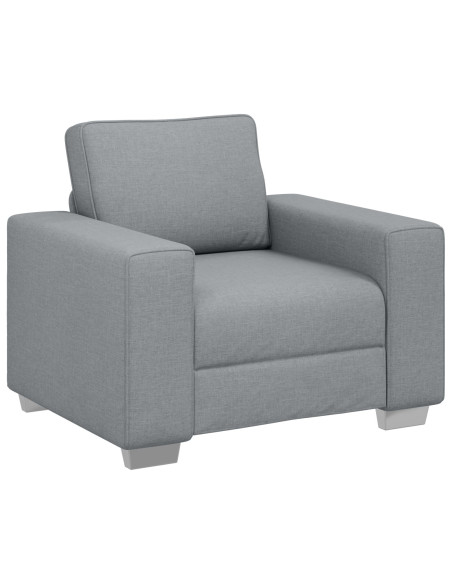 Sedia Sofa  Grigia Chiara 59 cm in Tessuto