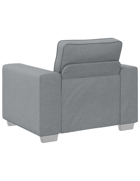Sedia Sofa  Grigia Chiara 59 cm in Tessuto