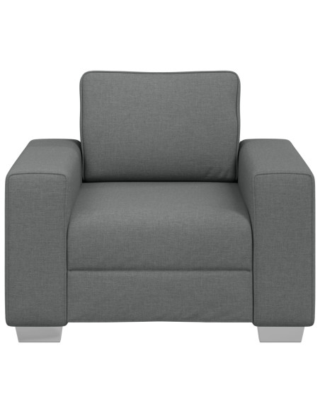 Poltrona  Grigio Scuro 59 cm in Tessuto