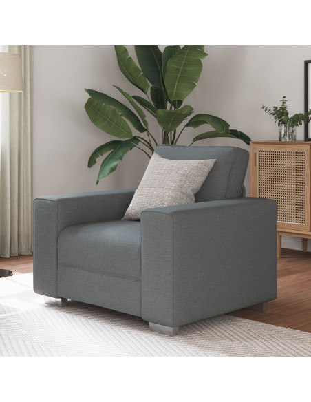 Poltrona  Grigio Scuro 59 cm in Tessuto