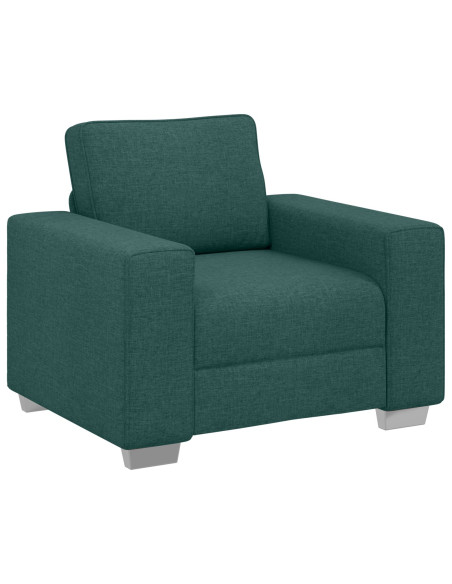 Poltrona  Verde Scuro 59 cm in Tessuto