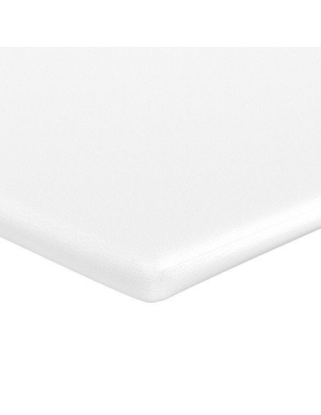 Letto con Box Spring e Materasso Crema 160x200 cm Tessuto in Corduroy
