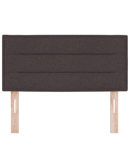 Testiera  Design Linee Marrone Scuro 80 cm Tessuto