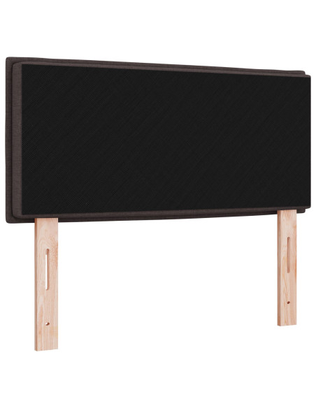 Testiera  Design Linee Marrone Scuro 80 cm Tessuto