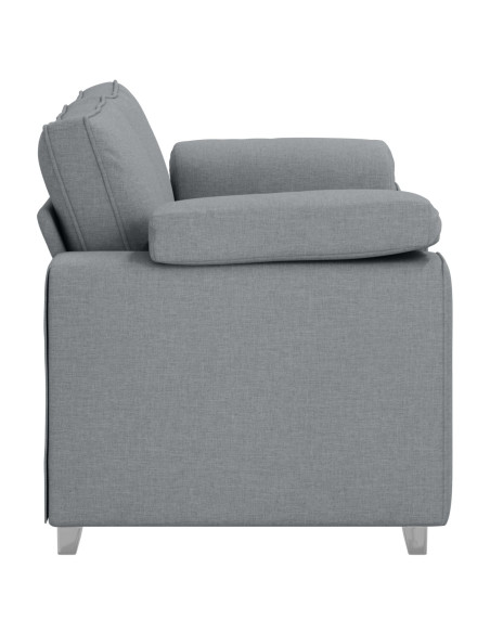 Divanetto Loveseat  Grigio chiaro 120 cm in tessuto