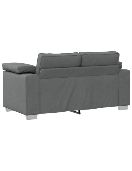 Divano Loveseat  Grigio Scuro 120 cm in Tessuto
