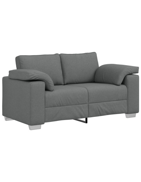 Divano Loveseat  Grigio Scuro 120 cm in Tessuto