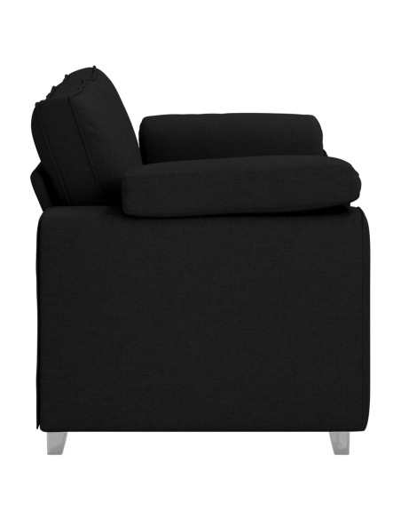 Divano letto  Nero 120 cm in tessuto