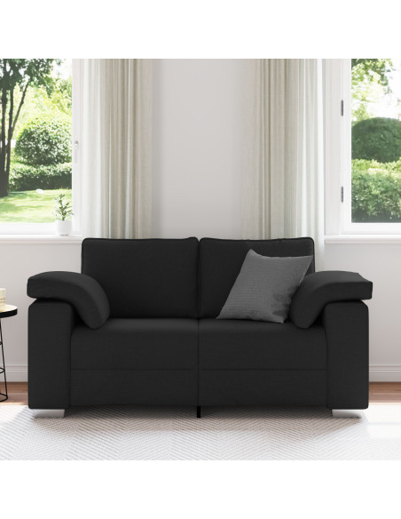 Divano letto  Nero 120 cm in tessuto