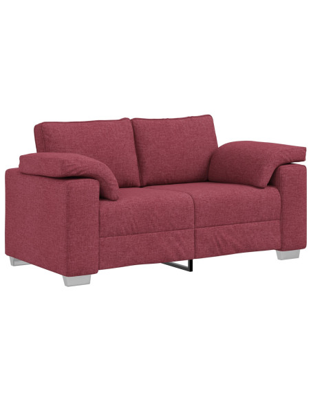 Divanetto  Rosso Vino 120 cm in Tessuto
