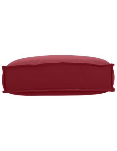 Cuscino Rosso Vino 50 x 40 x 12 cm Tessuto Oxford